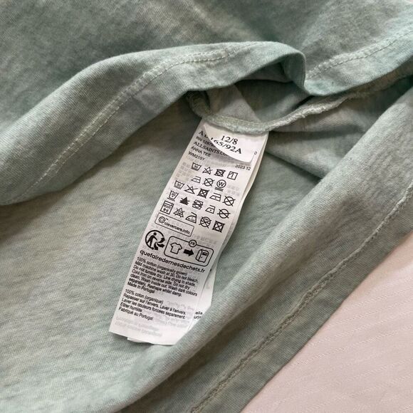 ALLSAINTS Green Mint T-Shirt Size 8 - Picture 4 of 7